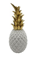 Karvounis Dekoracyjny ananas z żywicy poliestrowej 11,5 x 11,5 x 28 cm