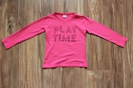 bluzka dziewczęca 110 116 długi rękaw TXM