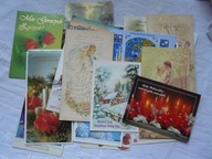 ZESTAW 20 POCZTÓWEK I KARNETÓW ŚWIĄTECZNYCH I OKOLICZNOŚCIOWYCH