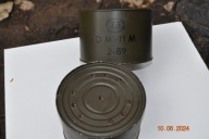 Mina Dymna DM-11M świeca dymna poligonowa puszka po minie z 1989r.