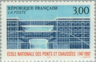Francja 1997 Znaczek 3190 ** szkoła edukacja politechnika mosty drogi