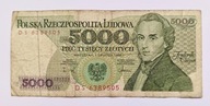 5000 ZŁOTYCH 1988 seria DS