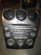 RADIO RADIOODTWARZACZ PANEL KLIMATYZACJI KRATKI NAWIEWU MAZDA 6 GG GY