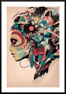 A2 PLAKAT MUZYCZNY MUZYKA INDIANIN PŁYTA BAS PIANINO INSTRUMENTY MUZYCZNE