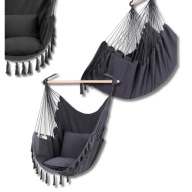 Fotel wiszący krzesło Brazylijskie Huśtawka Hamak Ogrodowy Na Balkon BOHO