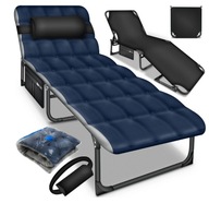 Łóżko polowe aaa 190 cm x 68 cm niebieski