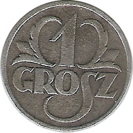 1 Grosz 1939 Generalne Gubernatorstwo cynk
