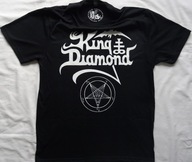 King Diamond Mercyful Fate T-Shirt Męski Czarny Koszulka Black Metal XL