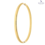 72966 BRANSOLETKA 18K POZŁACANA 60/4 MM bangle sztywna