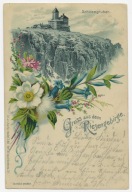 E54 Gruss aus dem Riesengebirge Schneegruben 1901 Keil Litografia