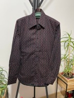 6 Koszula Moto oryginalne wzory w ogniwa bawełna S