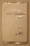 KARTA WĘDKARSKA - Koło przy Hucie Warszawa, 1989 rok