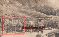 676A ŻOŁNIERZE DZIAŁO MOŹDZIERZ 15cm M80 BOZEN TYROL KUK AUSTRO-WĘGRY