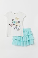 H&M bluzeczka + spódniczka r. 110/116