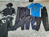 Tylko firmowe A DIDAS 8 sztuk bluza spodnie dresy t-shirt r. 164 stan bdb