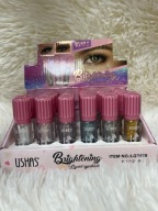 BROKAT W ŻELU USHAS DO OCZU POWIEK ZŁOTO SREBRO FIOLET ROSE GOLD