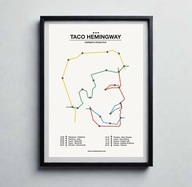 Plakat A3 Taco Hemingway-vintage, prezent, ozdoba, dekoracja, muzyka