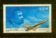 FRANCJA** Samolot Mirage III, pierwsza kobieta pilot wojskowy Mi 3720