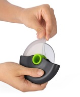 Okrągły nóż do pizzy składany zamykany nierdzewny