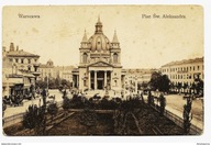 Warszawa Pl Trzech Krzyży Św Aleksandra ok.1914r Sklepy Saint Raphael H865