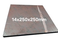 Blacha stalowa płaskownik formatka z blachy 14mm 250x250mm