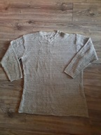 Sweter damski L MAX ażur 0liwka taliowany akryl