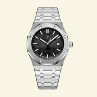 Zegarek męski kwarcowy elegancki ze stali nierdzewnej