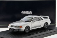 NISSAN Skyline GT-R (R32) silver 1989 1/43 EBBRO 43761