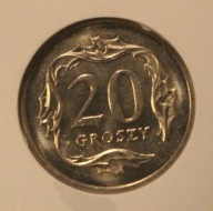 20 GR GROSZY 2000 - GRADING GCN MS68 - MAXXX NOTA - DESTRUKT - SKRĘTKA