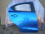 Mazda 2 II DJ 14- Drzwi Prawe tył tylne Idealne W kolor Oryginał Niebieskie