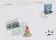 LATARNIE MORSKIE ŁOTWA Mi: 2014r FDC L242