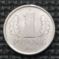 *NIEMCY - NRD [0477]*1 fenig (1 PFENNIG) 1979 Niemcy Wschodnie, Herb DDR