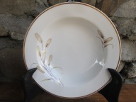 Porcelanowe Głębokie Talerze Obiadowe_WŁOCŁAWEK PRL
