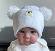 Grube czapeczki dla noworodków 0-12m