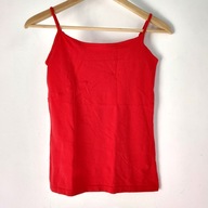 Czerwony podkoszulek Atmosphere 40 na cienkich ramiączkach (322)