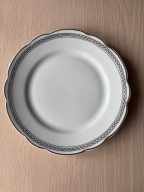 Talerzyki deserowe, porcelana ĆMIELÓW - 6 sztuk