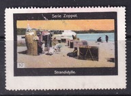 Sopot, widok plaży, reklama, /BH/