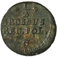 Stanisław August Poniatowski. 1/2 grosza 1768 G - Kraków