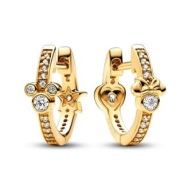 kolczyki pandory Lśniące koła z Myszką Miki i Minn