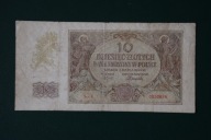 Banknot Polska 10 złotych 1940 rok ser K niski numer !!!
