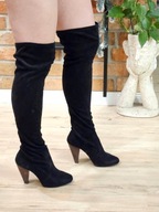 kozaki długie za kolano skarpetki muszkieterki 39