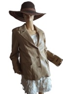 Bukowski miękka skórzana marynarka 42