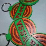 Brelok z imieniem 3D personalizowany napis PETG kolory