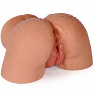 MASTURBATOR DLA MĘŻCZYZN 2W1 SZTUCZNE POŚLADKI POCHWA ANUS MĘSKI 3D ANAL