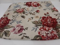 VINTAGE ANGIELSKA PAŁACOWA PODUSZKA OZDOBNA POSZEWKA NA PODUSZKĘ ŻAKARDOWA