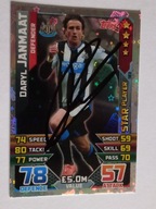 Karta topps autograf Newcastle United Daryl Janmaat Premier League