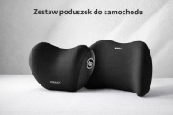 Zestaw poduszek ergonomicznych pod głowę i lędźwiowa zestaw komfort komplet