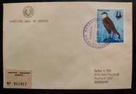 !! PTAKI - PARAGWAJ - KOPERTA - LIST POLECONY - STAN BDB !