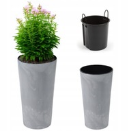 DONICZKA DONICA OSŁONKA LILIA 30 RECYCLED SZARY BETON + WKŁAD