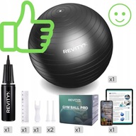 PIŁKA GIMNASTYCZNA REVITY GYM BALL PRO 65CM DO ĆWICZEŃ REHABILITACJI